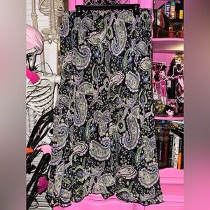 briggs new york paisley skirt size 18